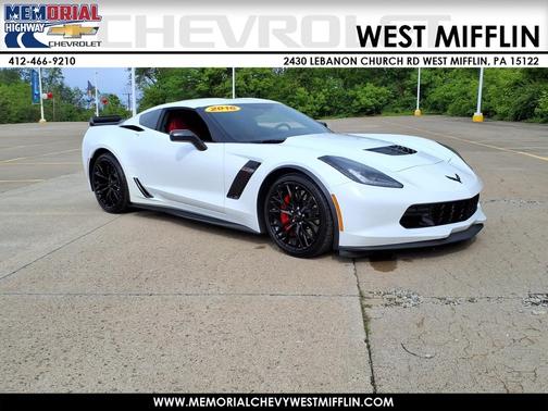 Arctic White 2016 Chevrolet Corvette 2dr Z06 Cpe w/1LZ