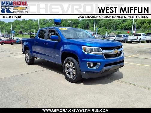 Kinetic Blue Metallic 2018 Chevrolet Colorado 2WD Crew Cab 140.5" LT
