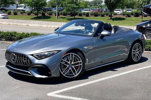 Gray 2022 Mercedes-Benz AMG SL 55 Base