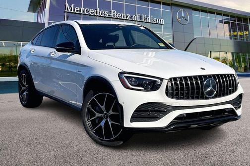 Polar White 2021 Mercedes-Benz AMG GLC 43 4MATIC Coupe
