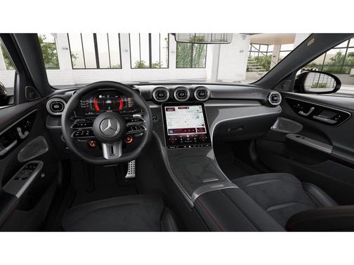 Polar White 2026 Mercedes-Benz AMG C 43 4MATIC