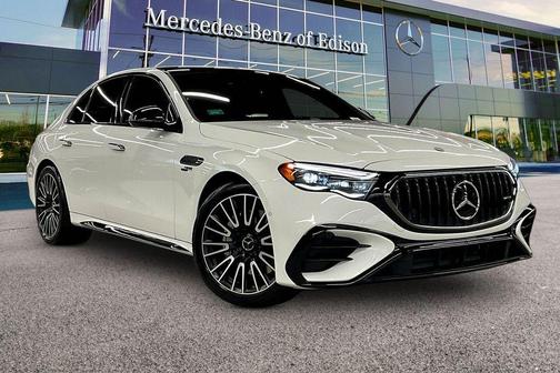 White 2026 Mercedes-Benz AMG E 53 E 4MATIC+ Sedan