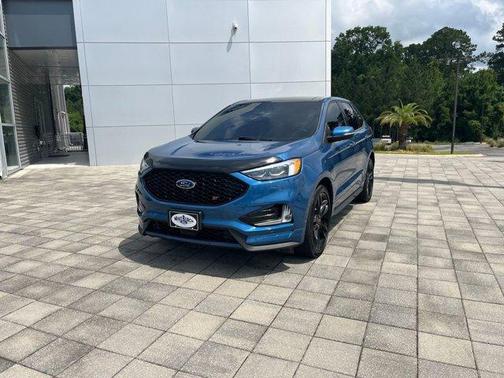 Blue Metallic 2019 Ford Edge ST