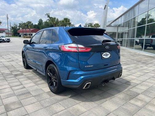 Blue Metallic 2019 Ford Edge ST