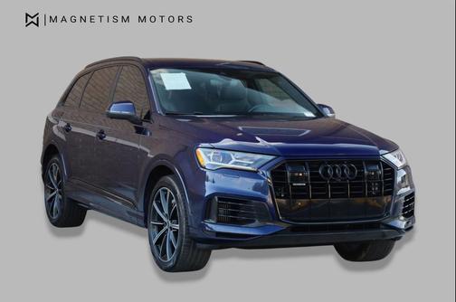 Navarra Blue Metallic 2021 Audi Q7 55 Premium Plus