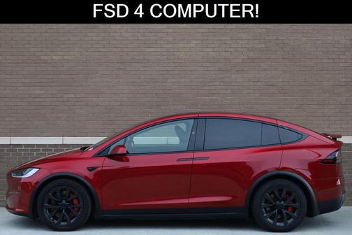 Red Multi-Coat 2023 Tesla Model X Plaid Tri Motor All-Wheel Drive