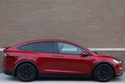 Red Multi-Coat 2023 Tesla Model X Plaid Tri Motor All-Wheel Drive