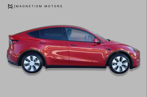 Red Multi-Coat 2023 Tesla Model Y Long Range Dual Motor All-Wheel Drive