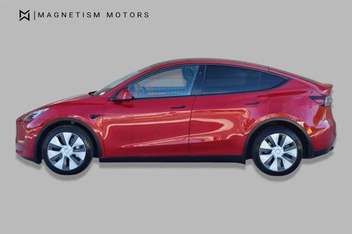 Red Multi-Coat 2023 Tesla Model Y Long Range Dual Motor All-Wheel Drive