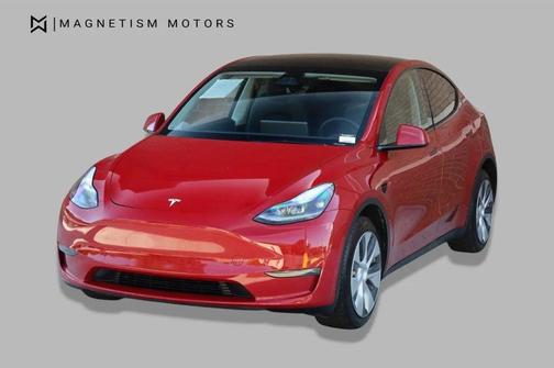 Red Multi-Coat 2023 Tesla Model Y Long Range Dual Motor All-Wheel Drive