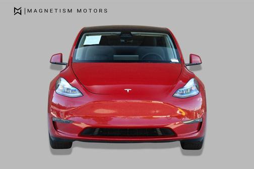 Red Multi-Coat 2023 Tesla Model Y Long Range Dual Motor All-Wheel Drive