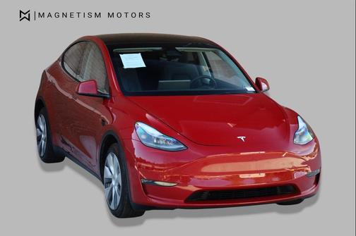 Red Multi-Coat 2023 Tesla Model Y Long Range Dual Motor All-Wheel Drive