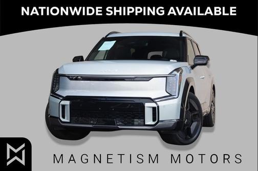 Ivory Silver 2024 Kia EV9 GT-Line