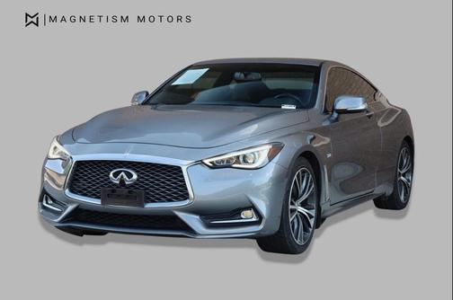 Graphite Shadow 2018 INFINITI Q60 3.0T LUXE