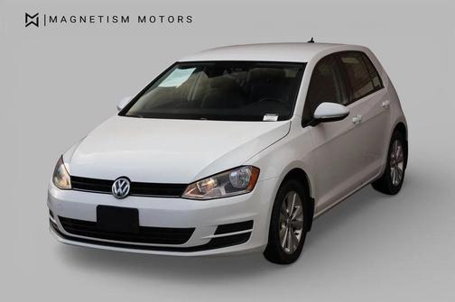 Pure White 2015 Volkswagen Golf DSG TDI S