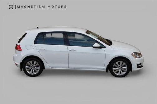 Pure White 2015 Volkswagen Golf DSG TDI S