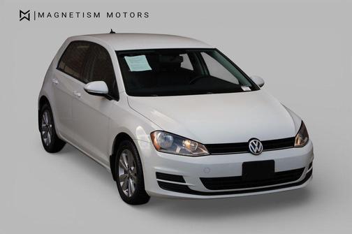 Pure White 2015 Volkswagen Golf DSG TDI S