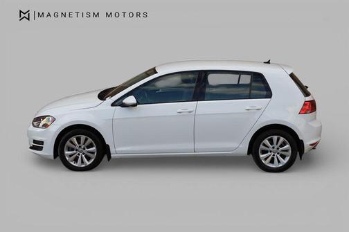 Pure White 2015 Volkswagen Golf DSG TDI S