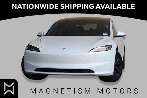 Pearl White Multi-Coat 2024 Tesla Model 3 Long Range