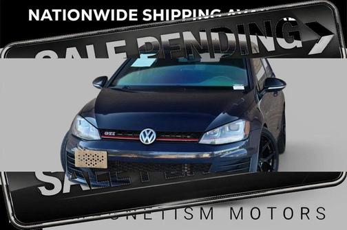 Night Blue Metallic 2017 Volkswagen Golf GTI 2.0T Autobahn 4-Door