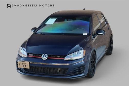 Night Blue Metallic 2017 Volkswagen Golf GTI 2.0T Autobahn 4-Door