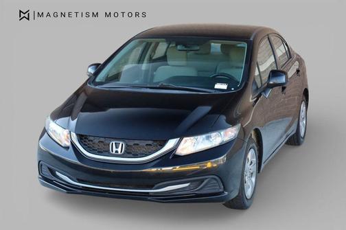 Crystal Black Pearl 2013 Honda Civic LX