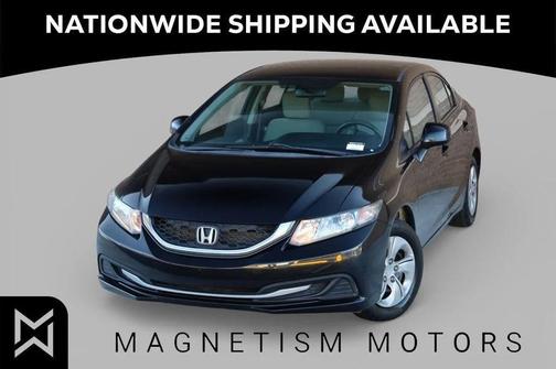 Crystal Black Pearl 2013 Honda Civic LX