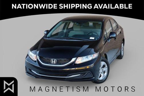 Crystal Black Pearl 2013 Honda Civic LX