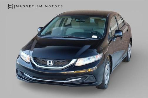 Crystal Black Pearl 2013 Honda Civic LX