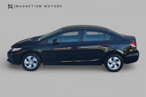 Crystal Black Pearl 2013 Honda Civic LX