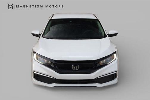 Platinum White Pearl 2020 Honda Civic LX