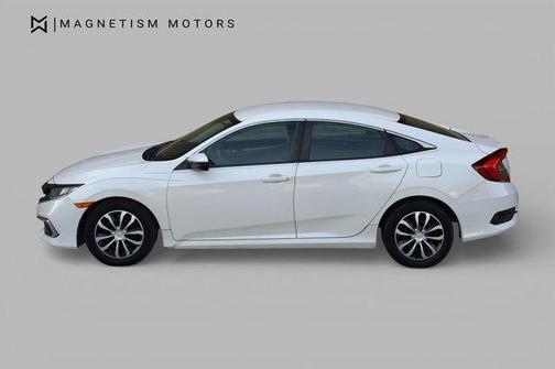 Platinum White Pearl 2020 Honda Civic LX