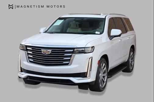 Crystal White Tricoat 2021 Cadillac Escalade Premium Luxury Platinum