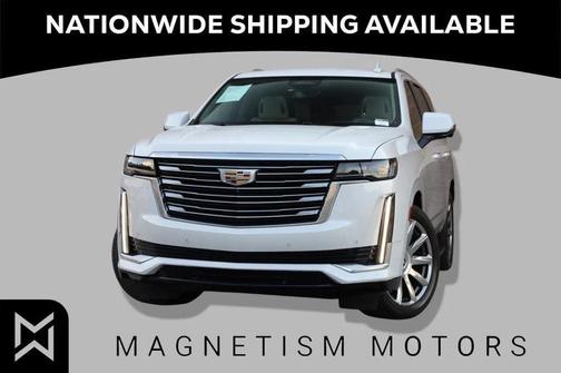 Crystal White Tricoat 2021 Cadillac Escalade Premium Luxury Platinum