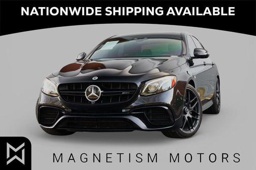Black 2018 Mercedes-Benz AMG E 63 S 4MATIC