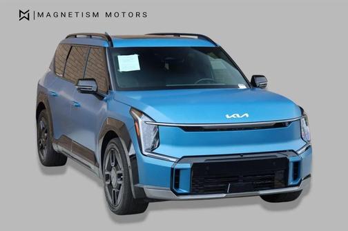 Ocean Blue Matte 2024 Kia EV9 GT-Line