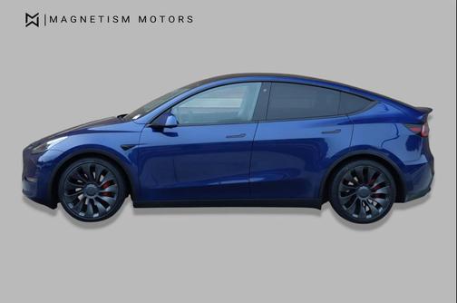 Deep Blue Metallic 2020 Tesla Model Y Performance Dual Motor All-Wheel Drive