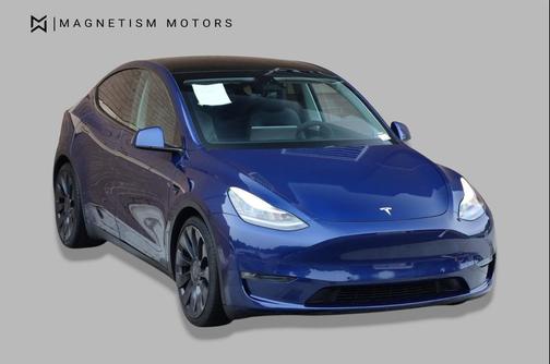 Deep Blue Metallic 2020 Tesla Model Y Performance Dual Motor All-Wheel Drive