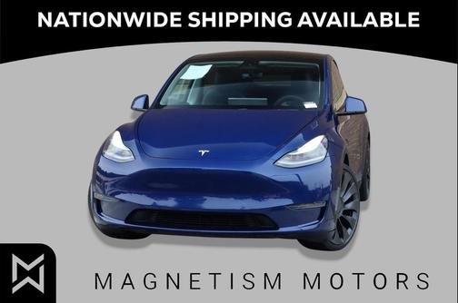 Deep Blue Metallic 2020 Tesla Model Y Performance Dual Motor All-Wheel Drive