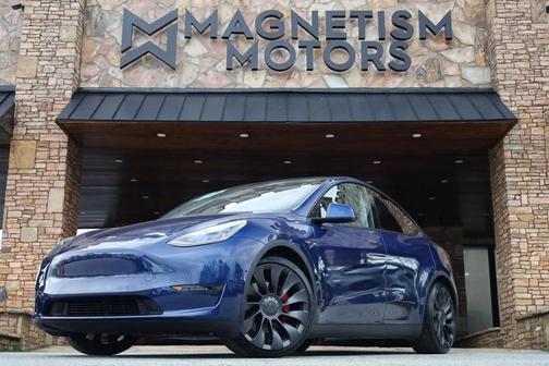 Deep Blue Metallic 2020 Tesla Model Y Performance Dual Motor All-Wheel Drive