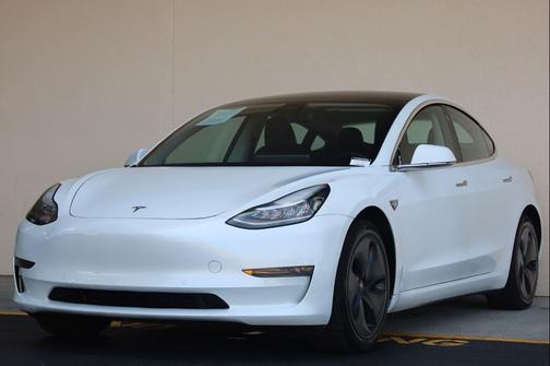 Pearl White Multi-Coat 2020 Tesla Model 3 Standard Range Plus