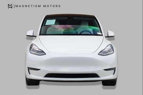 Pearl White Multi-Coat 2021 Tesla Model Y Long Range Dual Motor All-Wheel Drive