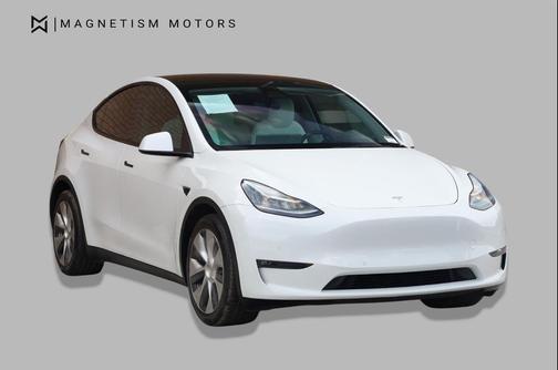 Pearl White Multi-Coat 2021 Tesla Model Y Long Range Dual Motor All-Wheel Drive