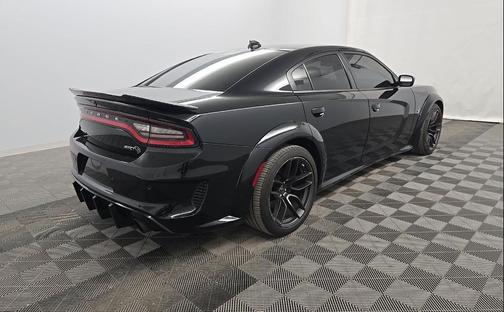 Pitch Black Clearcoat 2023 Dodge Charger SRT Hellcat Widebody Jailbreak