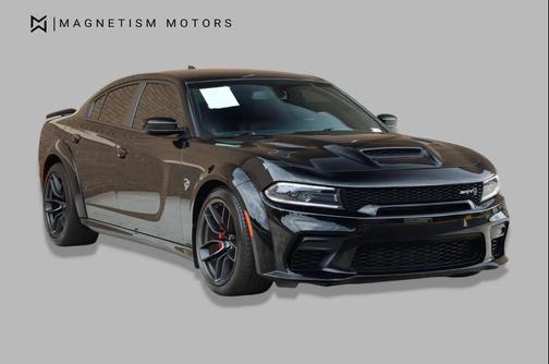 Pitch Black Clearcoat 2023 Dodge Charger SRT Hellcat Widebody Jailbreak