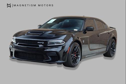 Pitch Black Clearcoat 2023 Dodge Charger SRT Hellcat Widebody Jailbreak