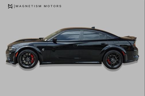 Pitch Black Clearcoat 2023 Dodge Charger SRT Hellcat Widebody Jailbreak