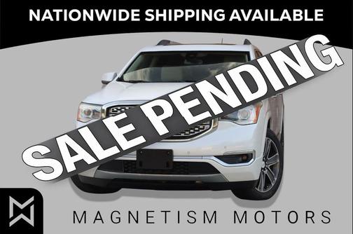 White Frost Tricoat 2017 GMC Acadia Denali