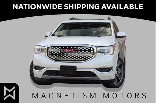 White Frost Tricoat 2017 GMC Acadia Denali