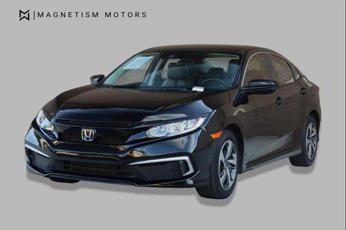 Crystal Black Pearl 2019 Honda Civic LX